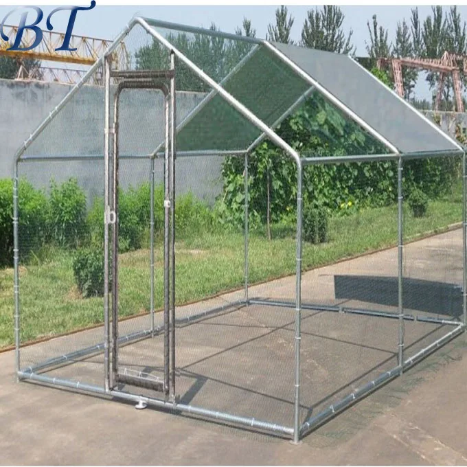 
Hot Sale Large Metal Chicken Coop Chicken Run Walk for animals cage run fence 