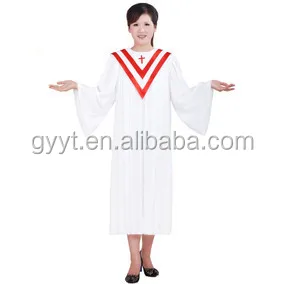 Unisex Choir Prayer Clergy Church Robes For Performance In Cheap Price