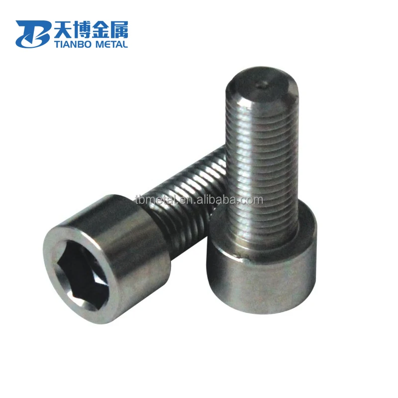 Titanium Blue Anodized Bicycle Seatpost Bolt hot sale supplier factory manufacturer baoji tianbo metal company grade 8 stand