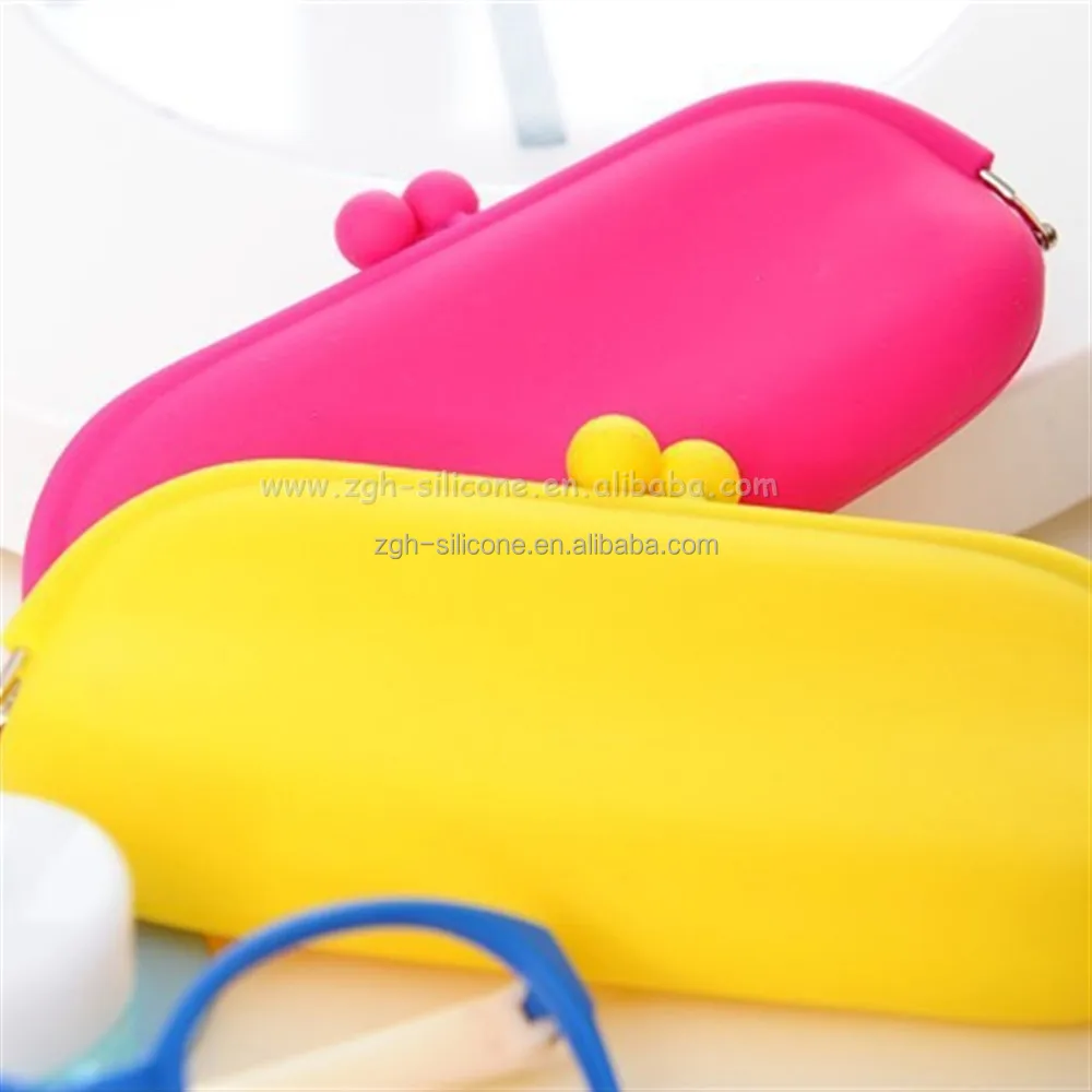 Coin Purse Colorful Lovely Silicone Minbi Coin Pouch Makeup Portable Cosmetic Bag