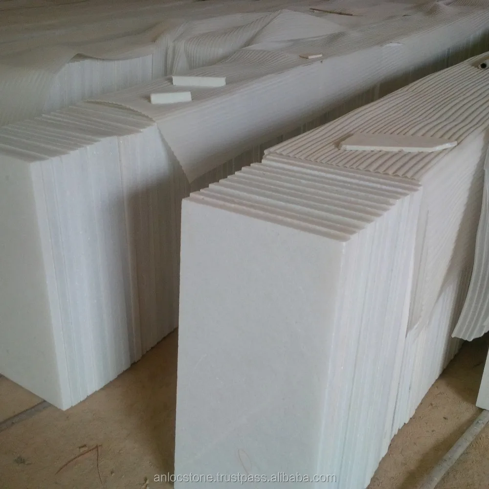 Vietnam crystal white marble tiles size 40x60x3 cm