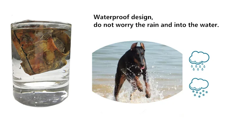 
Waterproof rechargeable design hunting dog beeper training collar with camouflage and yellow color 