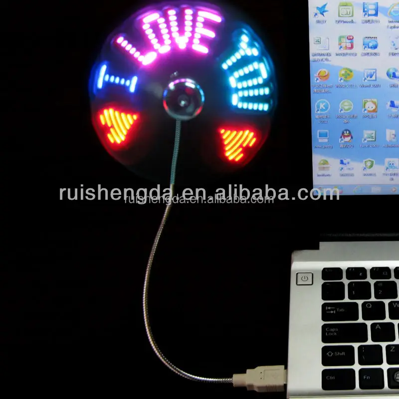 
Программируемый USB-вентилятор для сообщений RGB, многоцветный светодиодный вентилятор для сообщений, Прямая поставка с завода 
