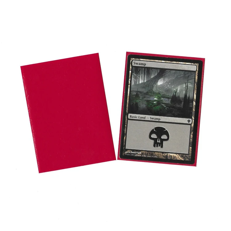 Hot Sales 600counts MTG Size 66X91mm  Premium Black Matte card sleeves
