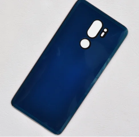 Задняя крышка аккумулятора с объективом камеры и клеем для lg G7 ThinQ + G710