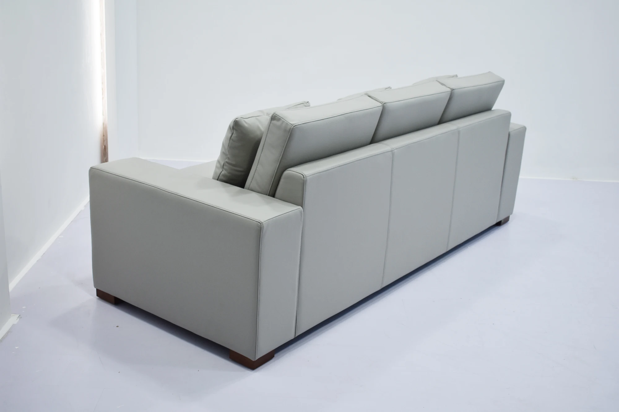 Big 3 seater leather Sofa design 6162-3#