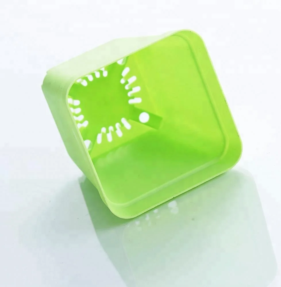 Colorful Square Plastic Plant Pot