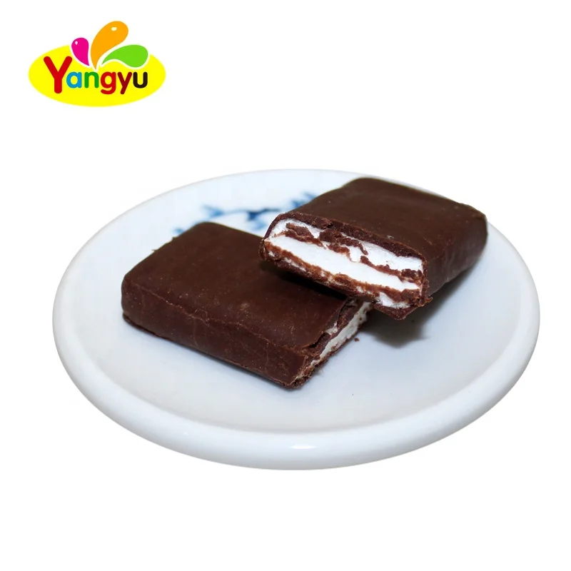 Завод Marshmallow сладкий хрустящий шоколад с покрытием поставщик