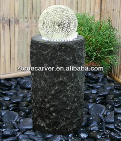 Outdoor Stone Water Flow Fountain Home Decor