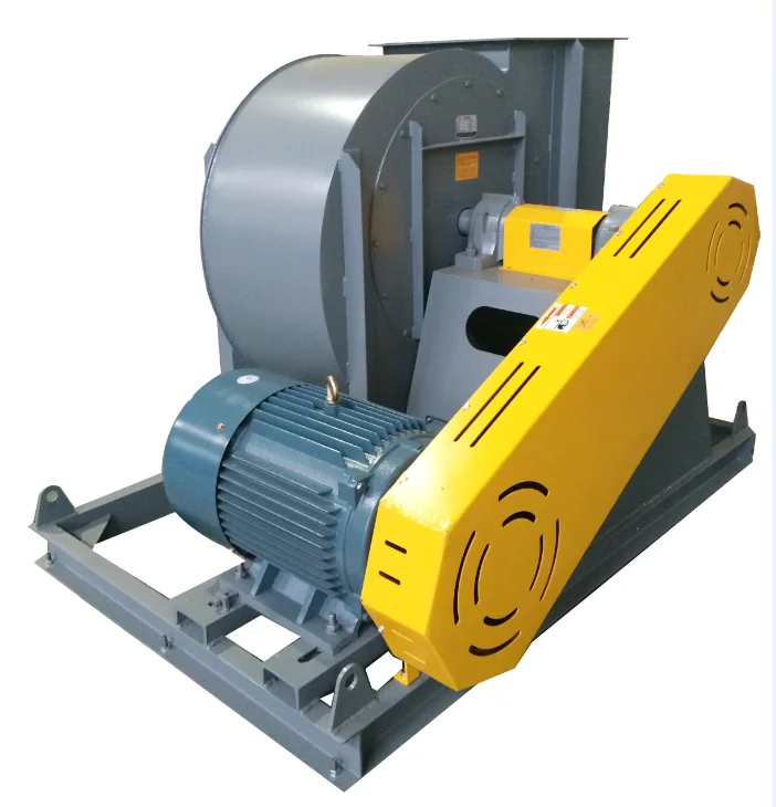 High temperature resistant backward curved impeller blades centrifugal dust extraction blower fan with Siemens ABB motor