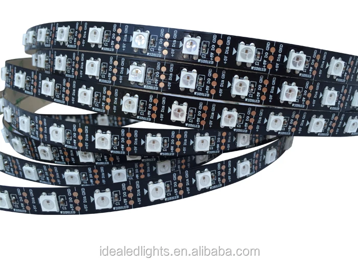 
Addressable SMD 5050 WS2812b IC digital led strips 60 leds/m 