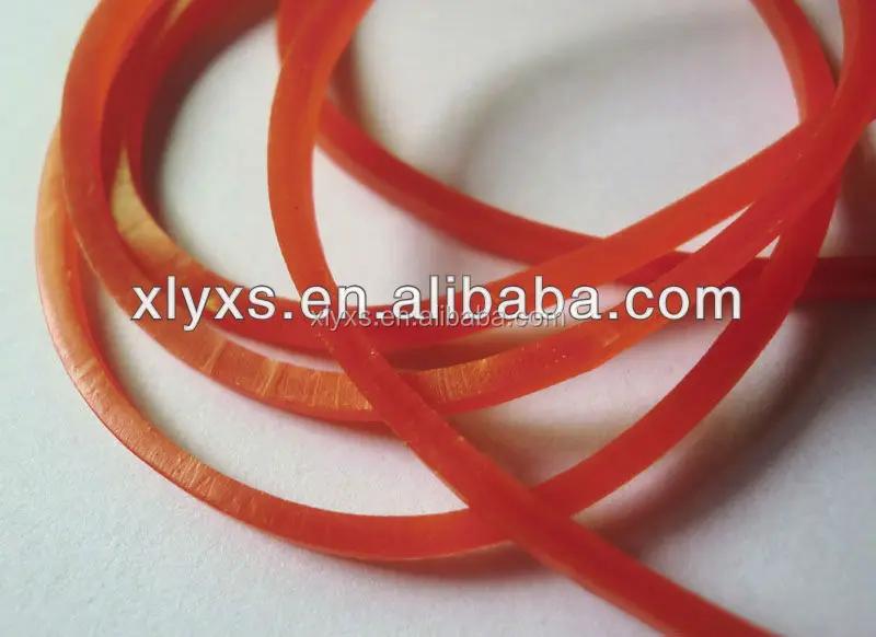 Custom red silicone rubber band