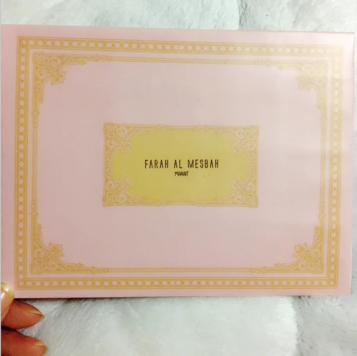 
Custom Gold Foil Logo Paper Envelope 
