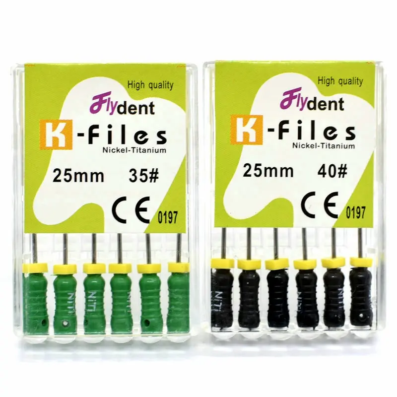 
Dental NITI K files nickel titanium hand use endondontic root canal files 21mm 25mm 28mm 31mm 