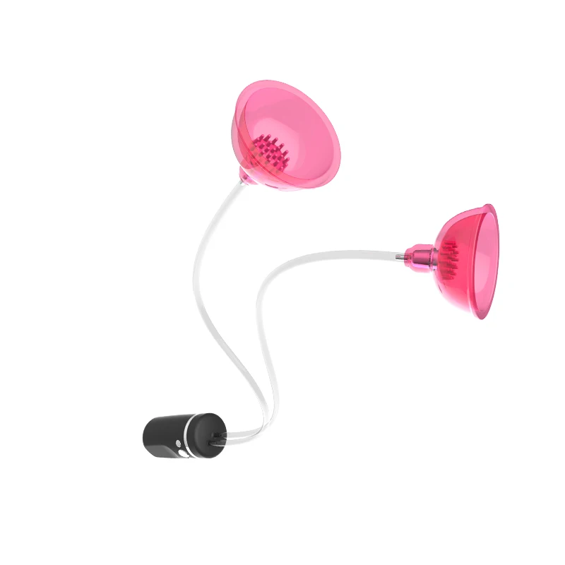 
New design women sex toys rechargeable breast enlargement pump with 2 cups 