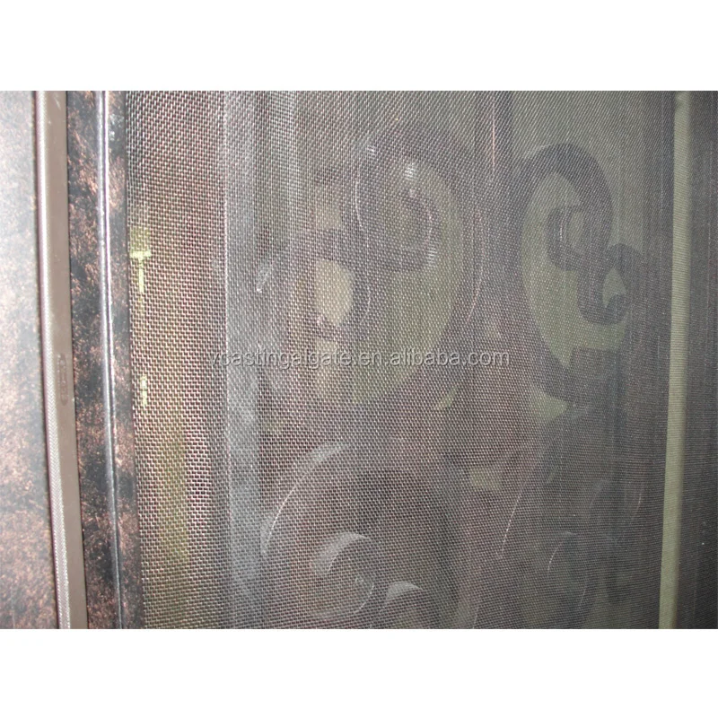 Merlin arched top interior doors wrought iron door