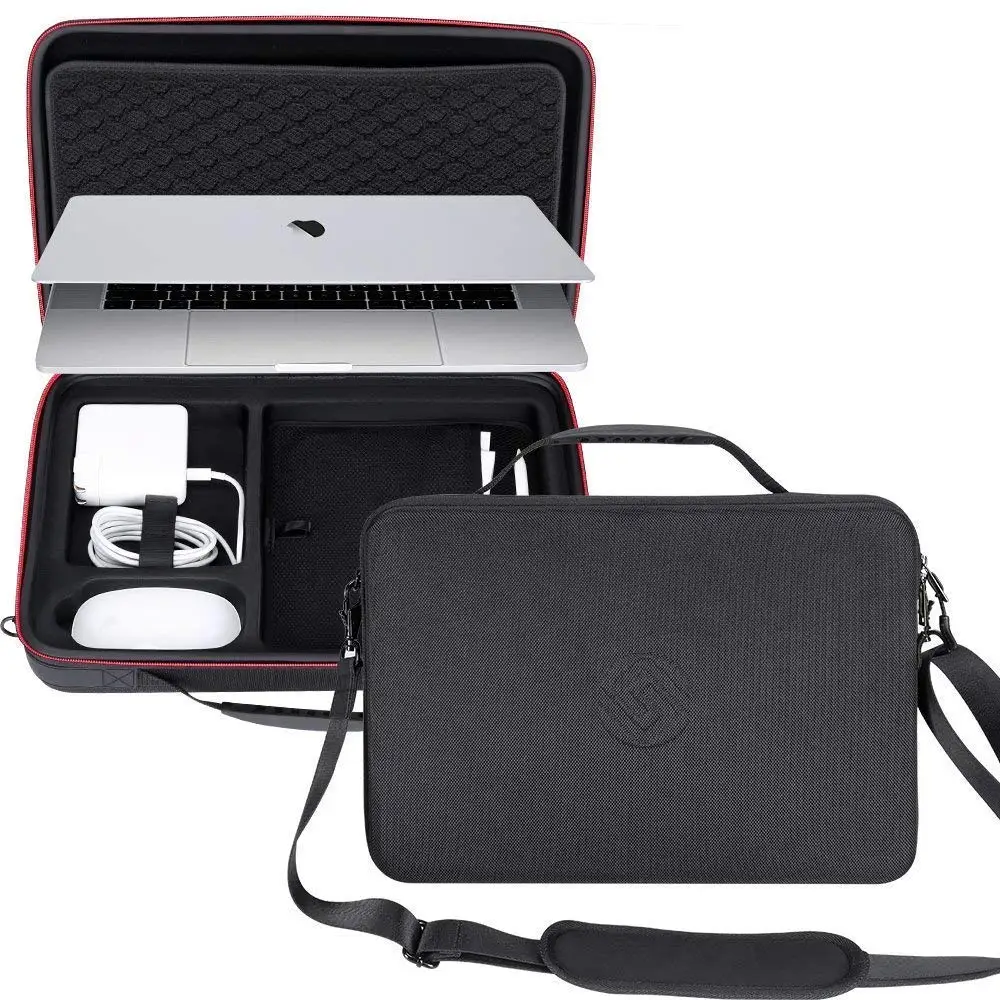 Жесткая Сумка Smatree для Macbook Air 13,3 дюймов, Macbook Pro 13 дюймов macbook pro 15,4 дюймов Сумка для ноутбука с плечевым ремнем