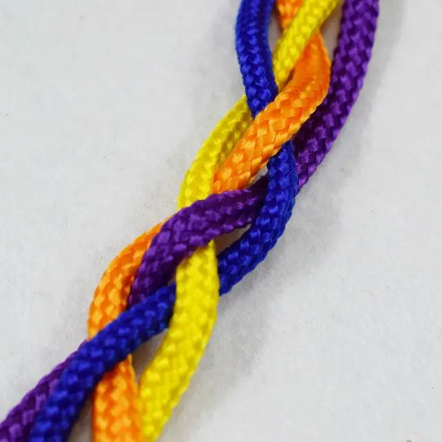 Factory Wholesale Solid PE Hollow Braided Rope Water Ski Rope