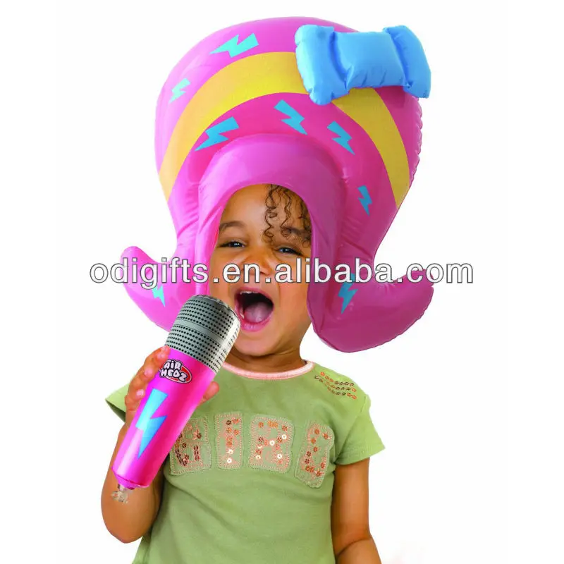 Kids Air Hedz giant inflatable hairs