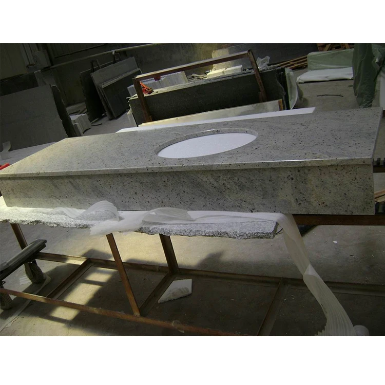 Factory Used India Kashmir White Granite Kitchen Counter tops&slabs For Sale