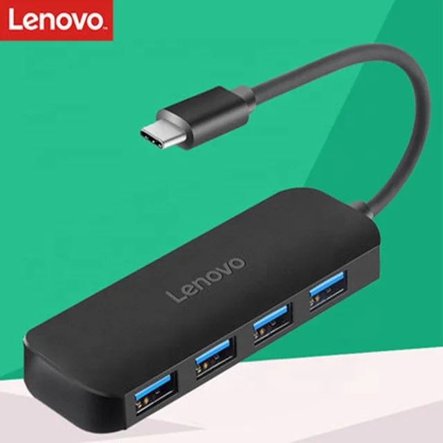 Оригинальный Lenovo C611 USB 3 0 концентратор Type-C на 4 порта 5 Гбит/с адаптер usb c для ноутбука настольного компьютера аксессуары