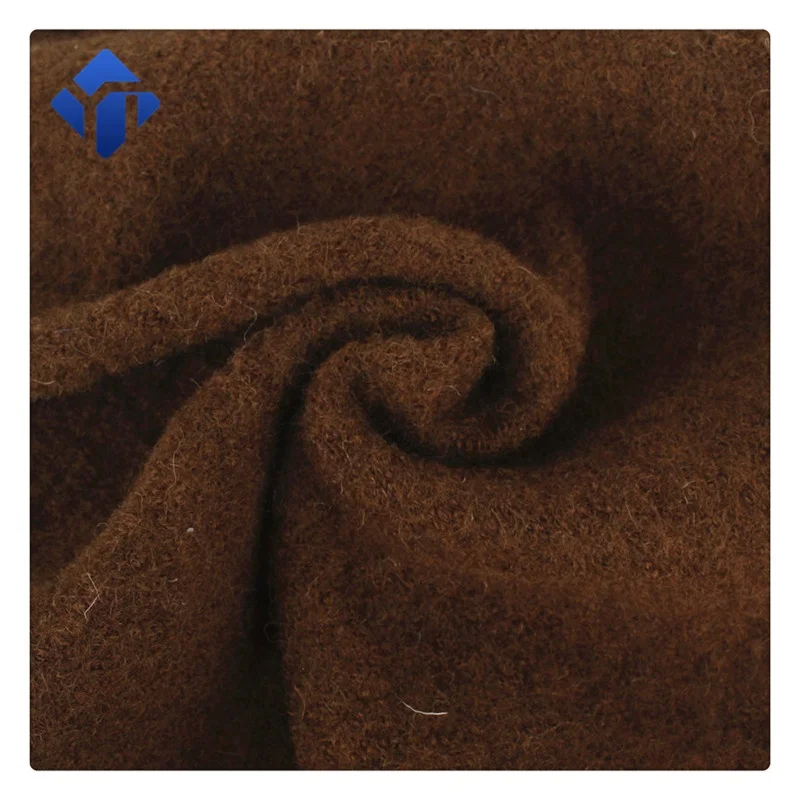 100% boiled wool knitted woolen wool cloth fabric