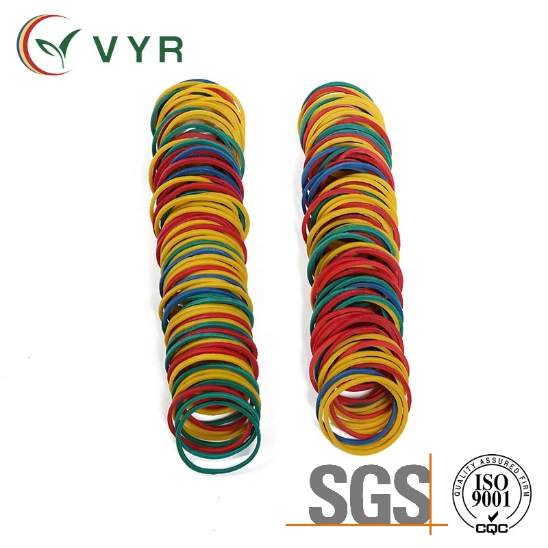 Высококачественная прочная разноцветная эластичная резиновая лента для денег и любых целей, цветные мини-резинки