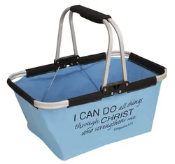 Lightweight Muti Color Christmas Foldable Basket For Outdoor Party