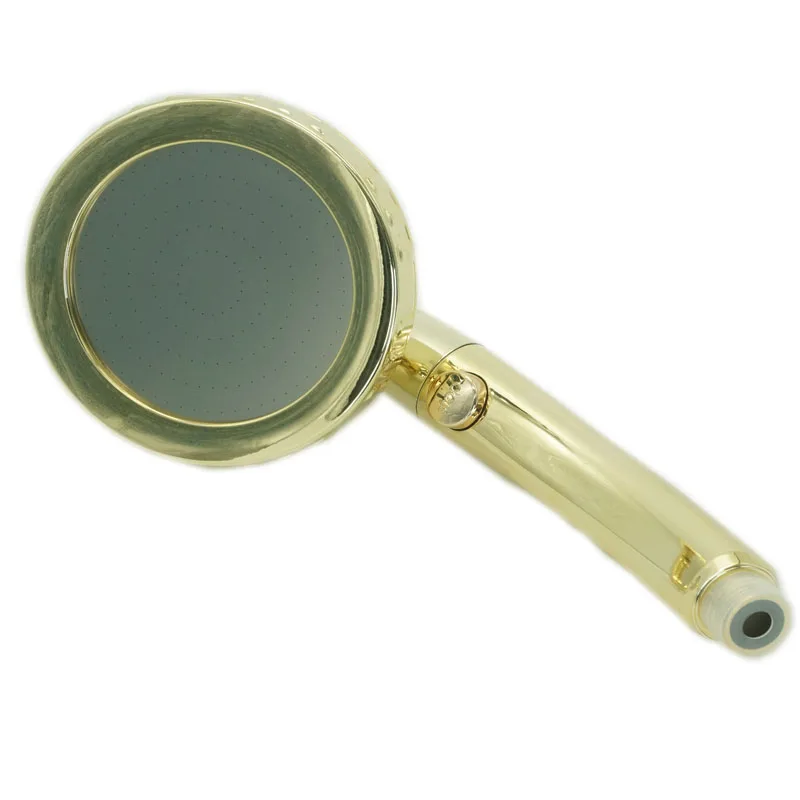 Хромированная Лейка для Дождевого душа из АБС-пластика с кнопкой остановки воды