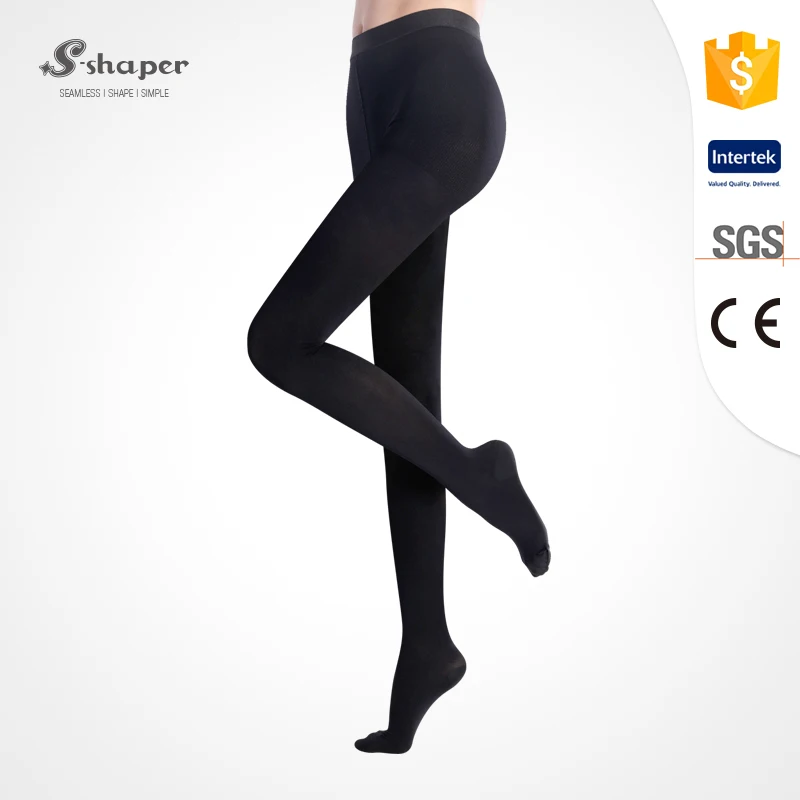 S-SHAPER Totally Lady White Tube Seamless Pantyhose Tights