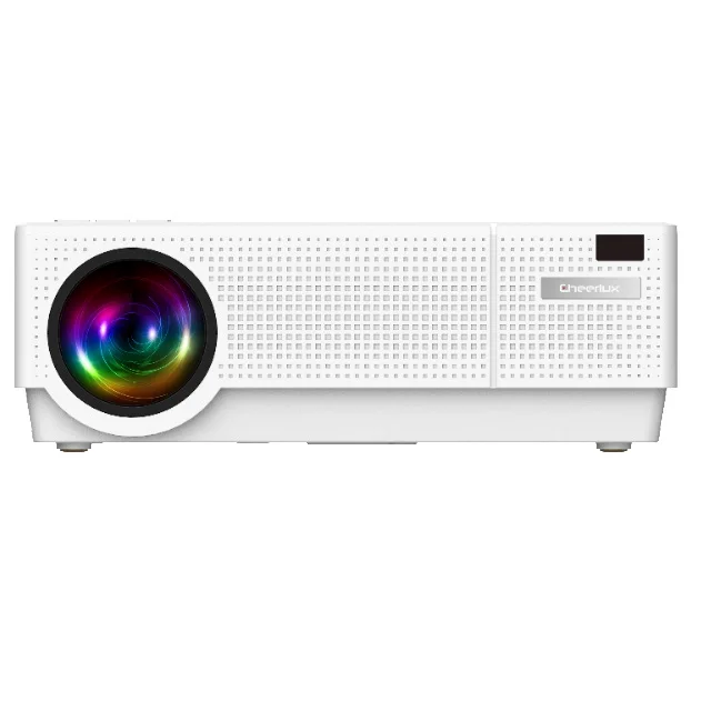 Cheerlux 2021 новый HD Native 1080P 1920x1080 светодиодный проектор домашний кинотеатр Портативный кинотеатр Proyector 2500:1 4000 люмен ЖК-проектор