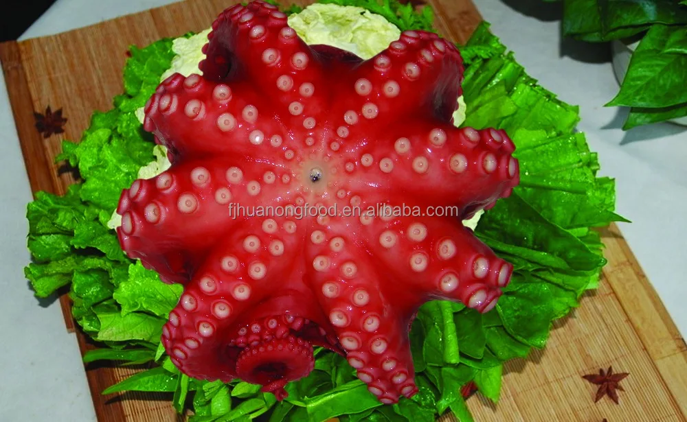 Frozen octopus