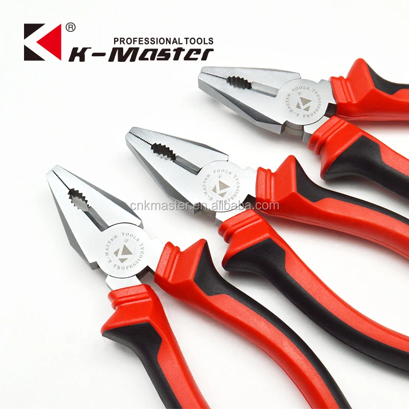 K-master German Type Combination Plier Function Long Nose Diagonal Cutting Pliers  alicate
