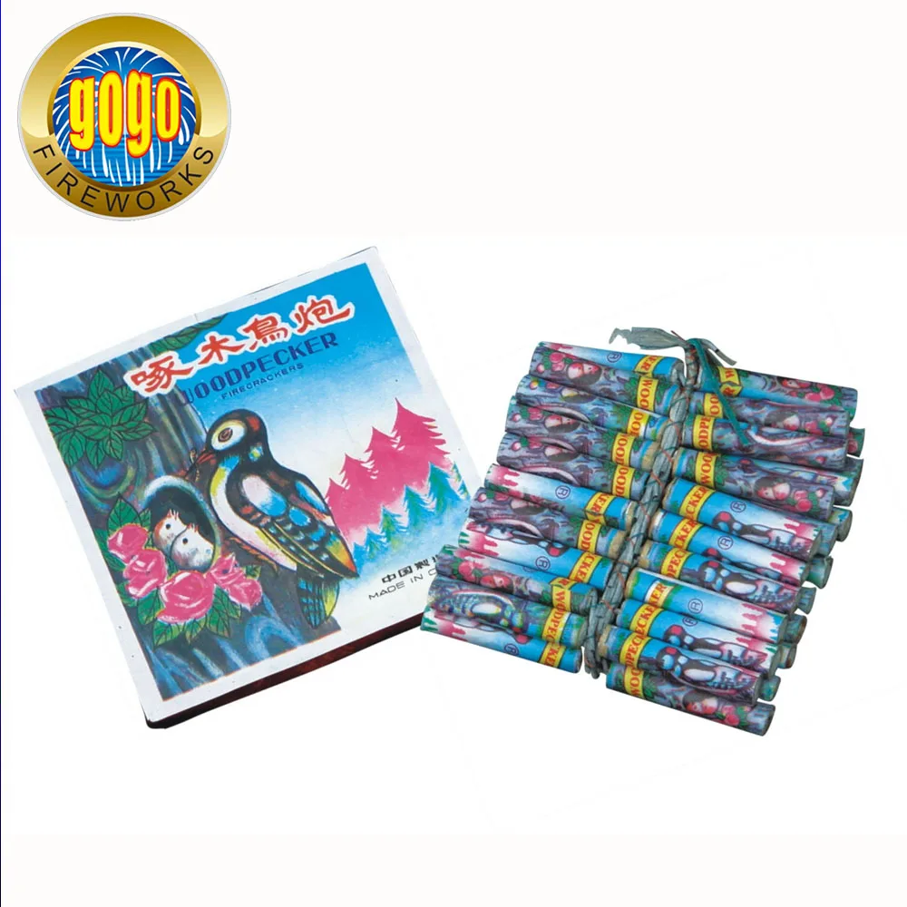 Hot Sale Cheap Chinese Banger Fireworks Firecrackers 712 Wood Pecker Firecrackers 6/50/40 Chinese Firecrackers