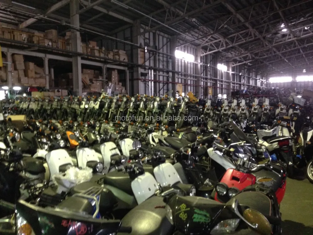 Japanese used scooter refitted repaired factory export