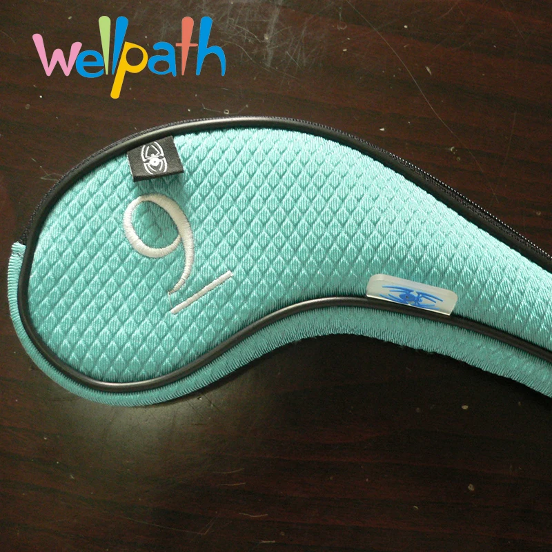 Golf Club Iron Covers Zipped Headcovers plush golf head cover