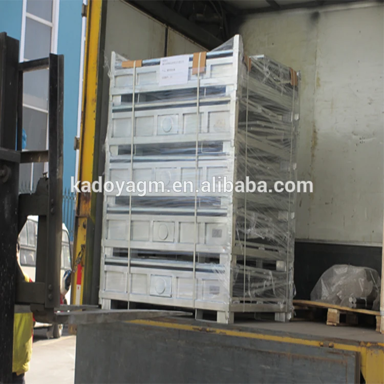 1000L Galvanized Steel 304 Collapsible IBC container