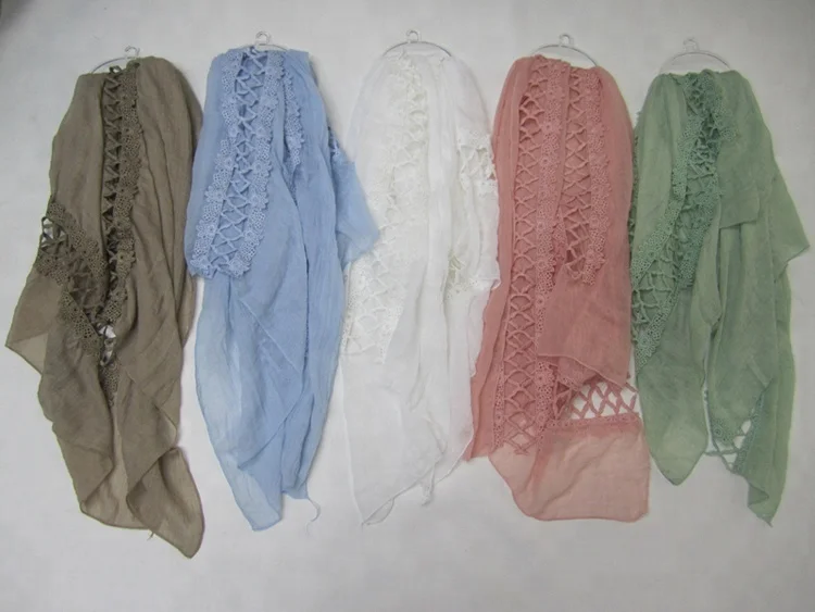 
New products 2016 fashion hollow design china scarf 