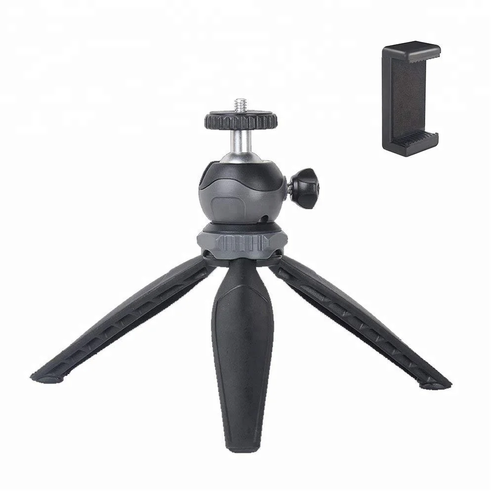 Outdoor Mini Tripod Tabletop Desktop Tripod Stand with Detachable 360 Degree Ball Head for  Smartphones Compact Cameras DSLR