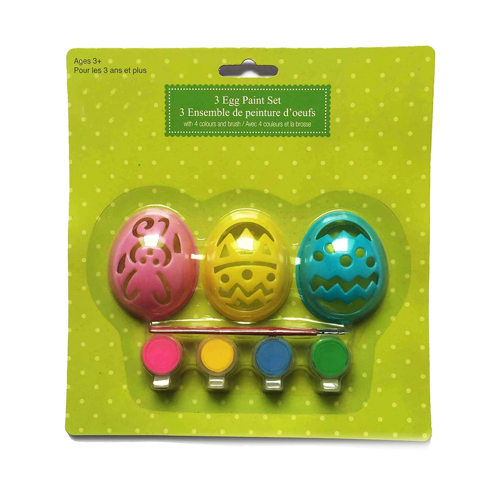 5 pkg Paint Your Own ceramic easter egg activity kit
