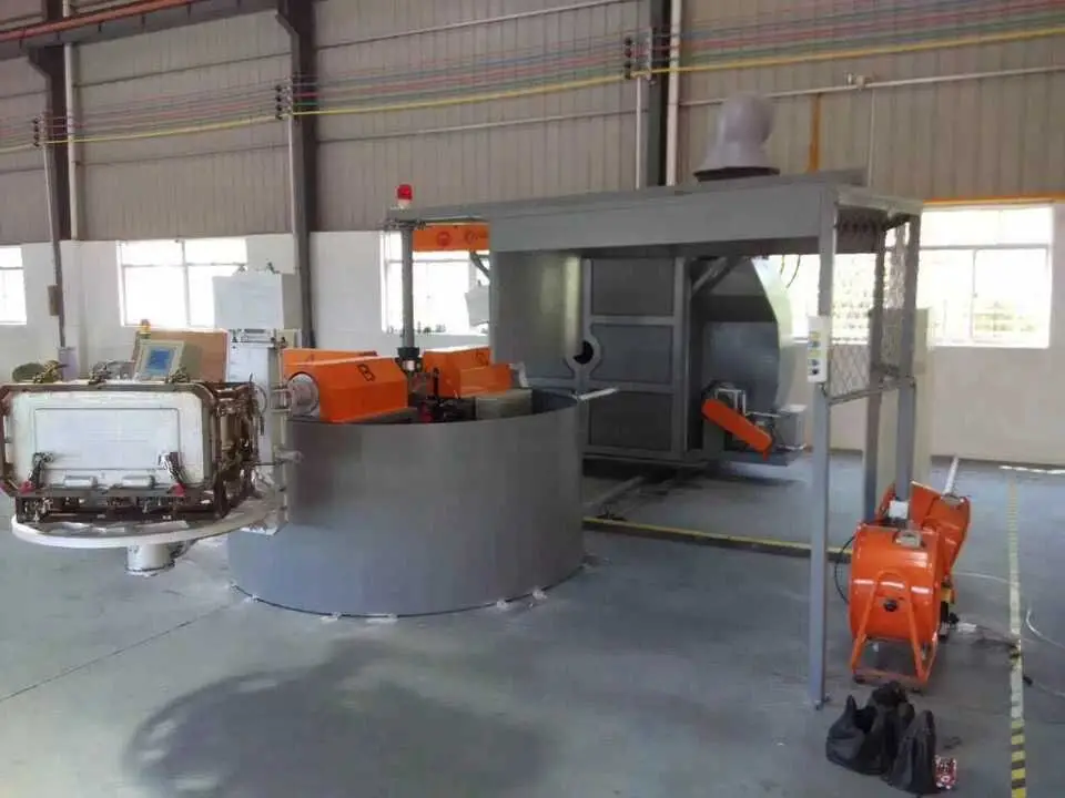 Plastic toys making small carousel rotational moulding machine