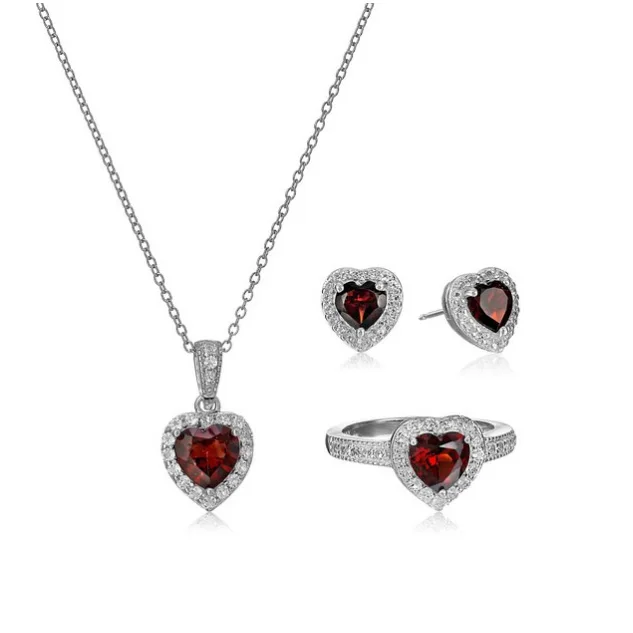manufacture hot sale beautiful bridal custom jewelry set