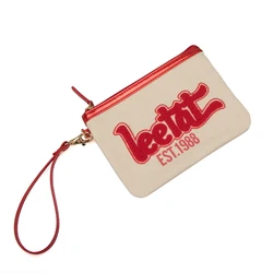 Promotion change holder wholesale custom logo Coin case Zipper Coin Purse