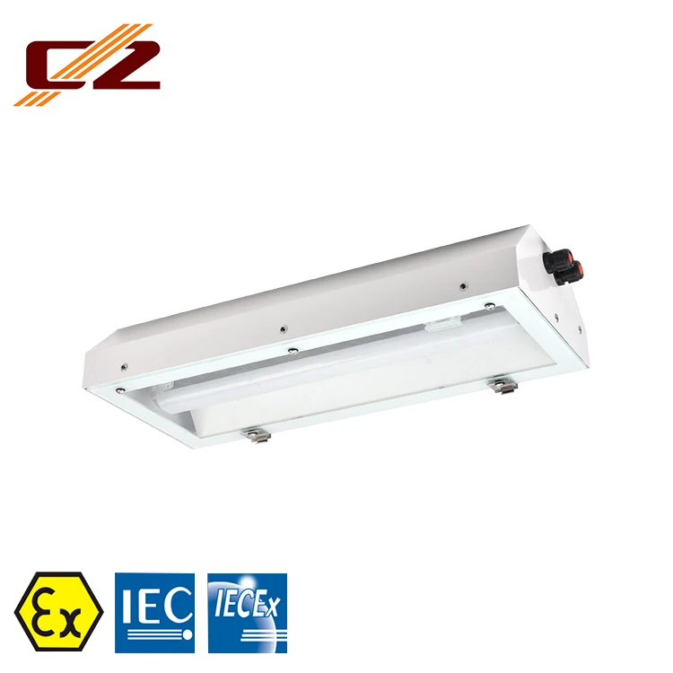 Manufacturing Explosion Proof LED Fluorescent Light 1x30W And 2x30W Stainless Steel Material