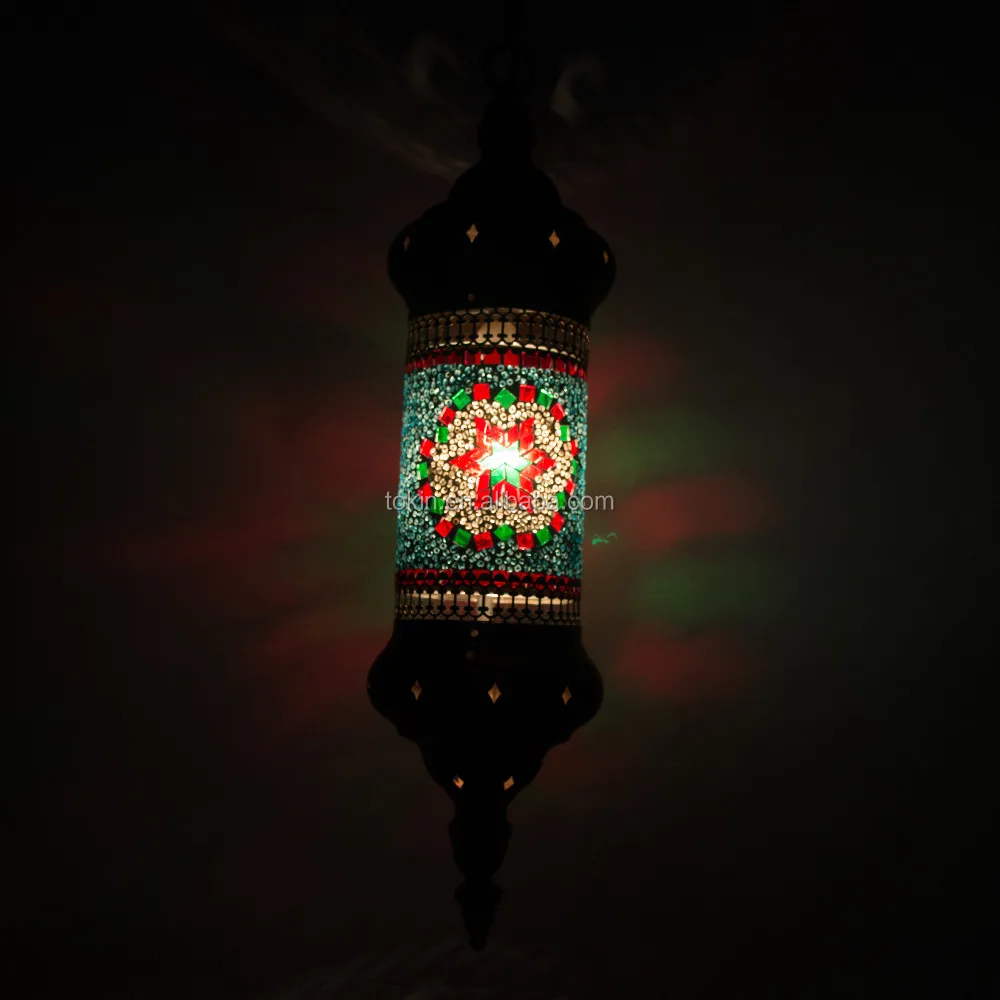 CL1R01 chandelier light handmade stylish mosaic turkish lamps