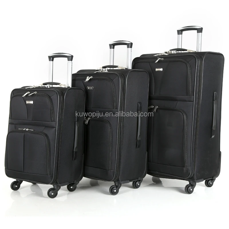 cheap polyester gift EVA travel luggage lightweight soft suitcase sets