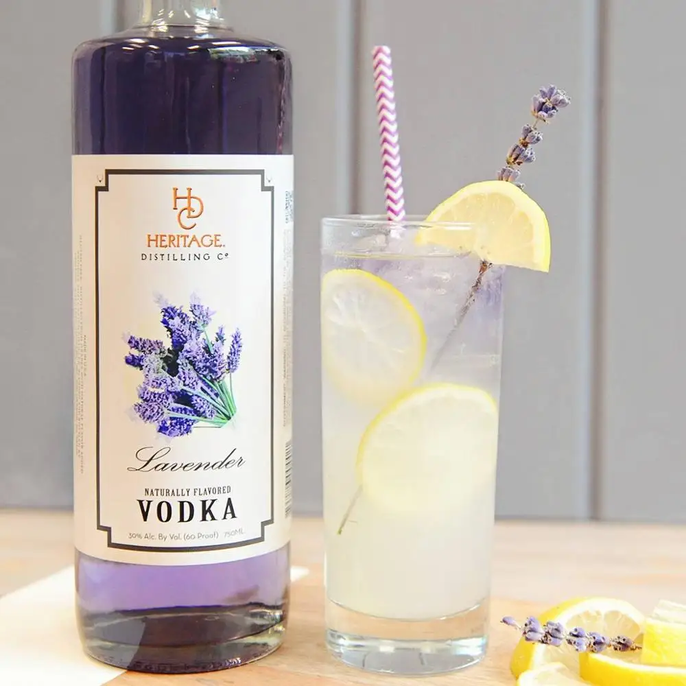 Hot sale  Wholesale Lavender liquor flavor Vodka