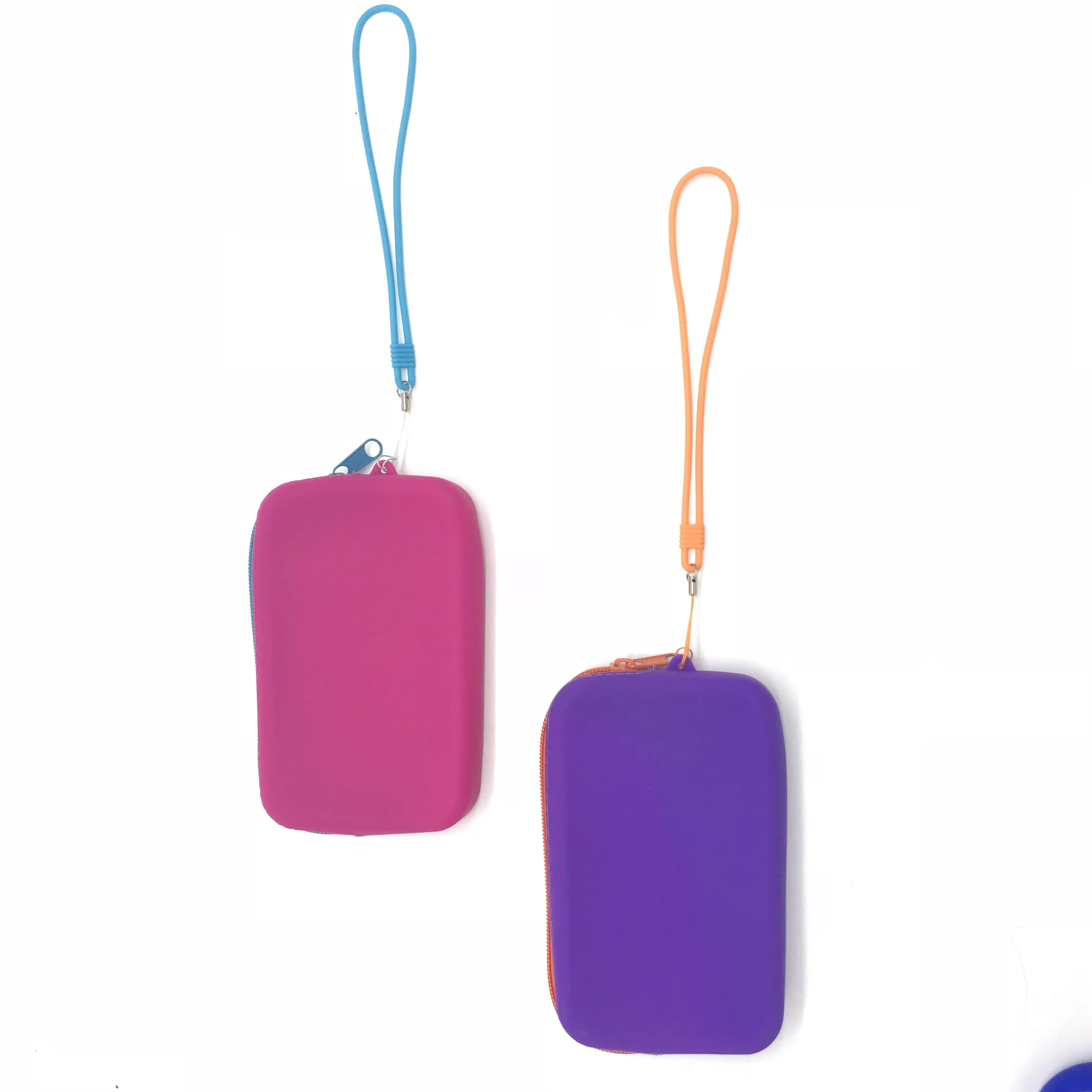 Wholesale coin bag fashion colorful silicone pouch wallet women lady purse