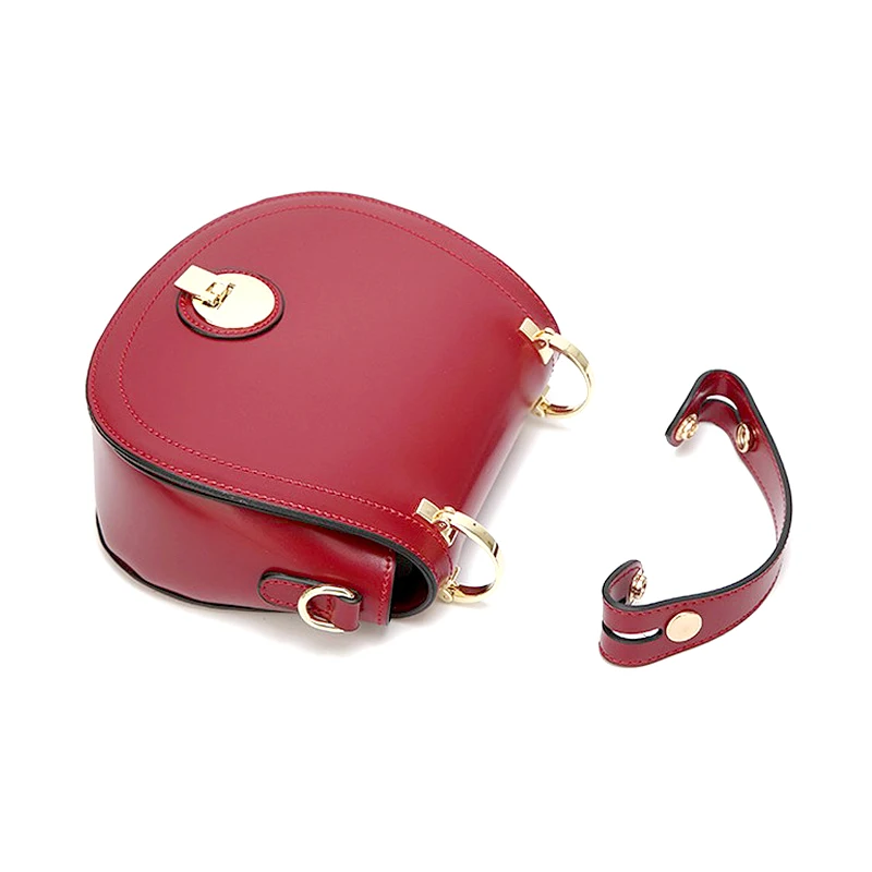 New oil wax skin pig bag simple leisure shoulder Messenger bag tide wild temperament female bag handbag