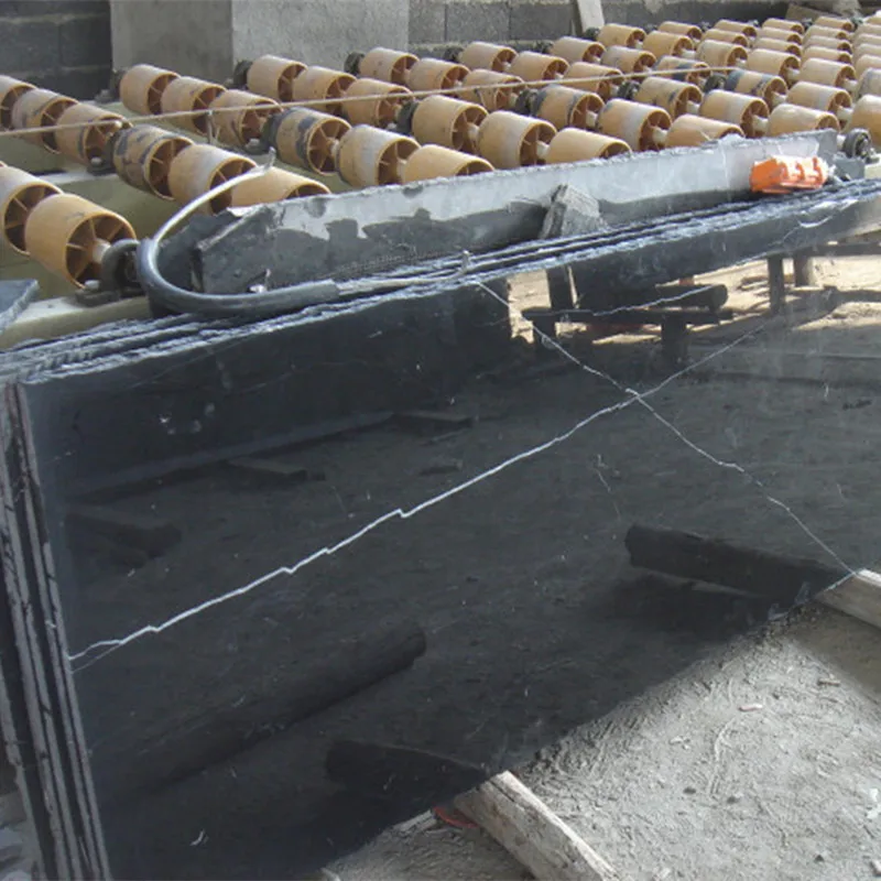 
Black nero marquina marble kitchen island countertop 